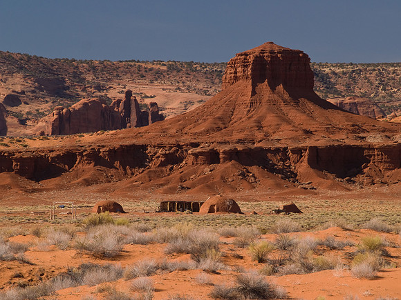 Navajo Hogan in Monument Valley